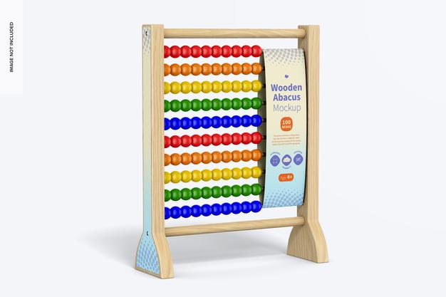 Free Wooden Abacus Mockup Psd