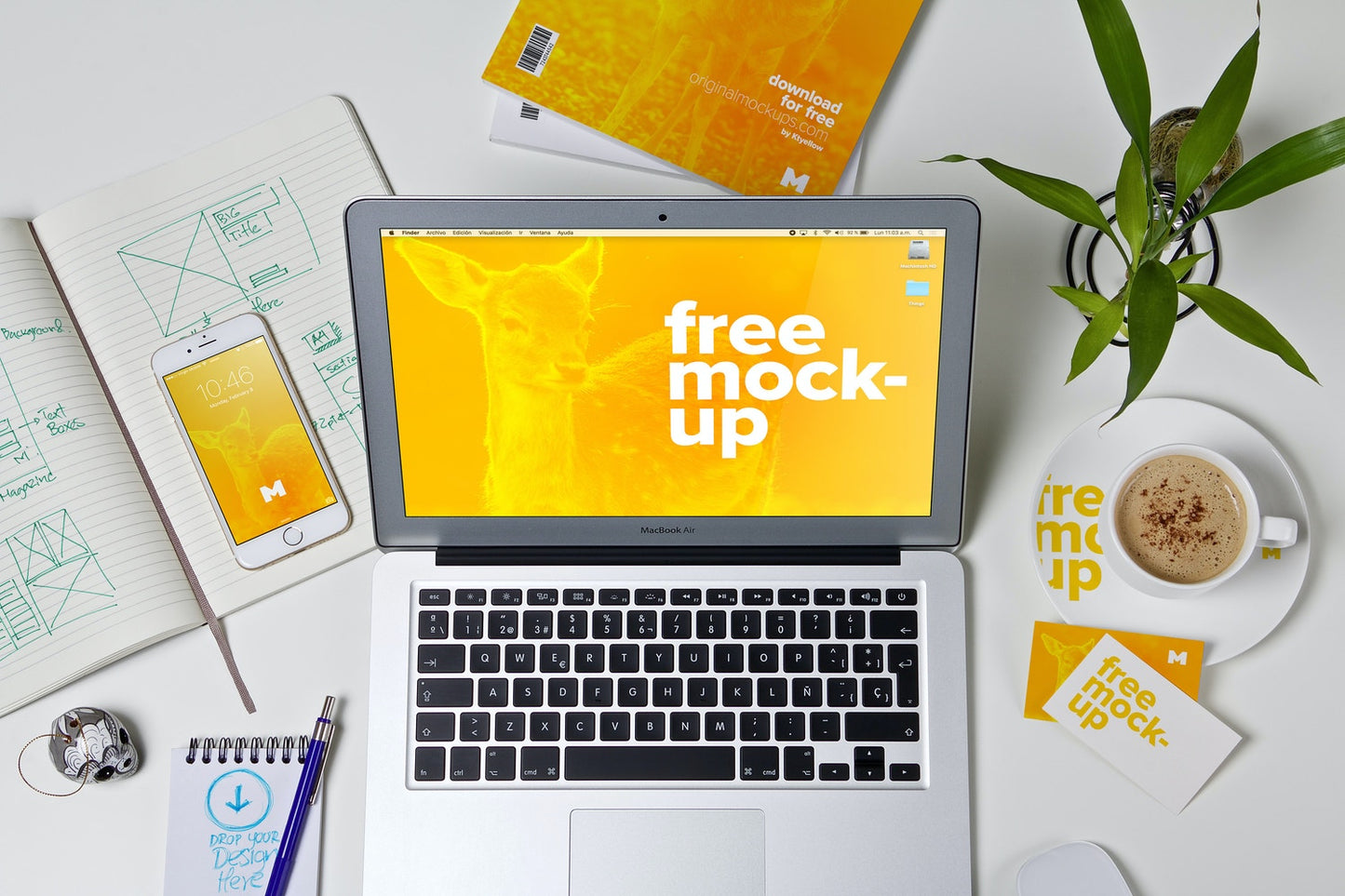 Free Workspace Mockup 01