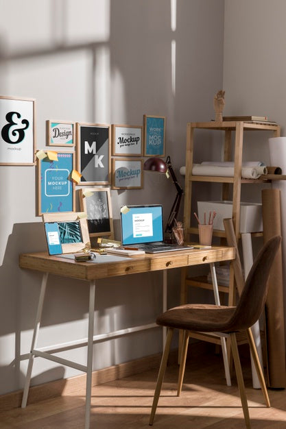 Free Workspace Mockup Psd