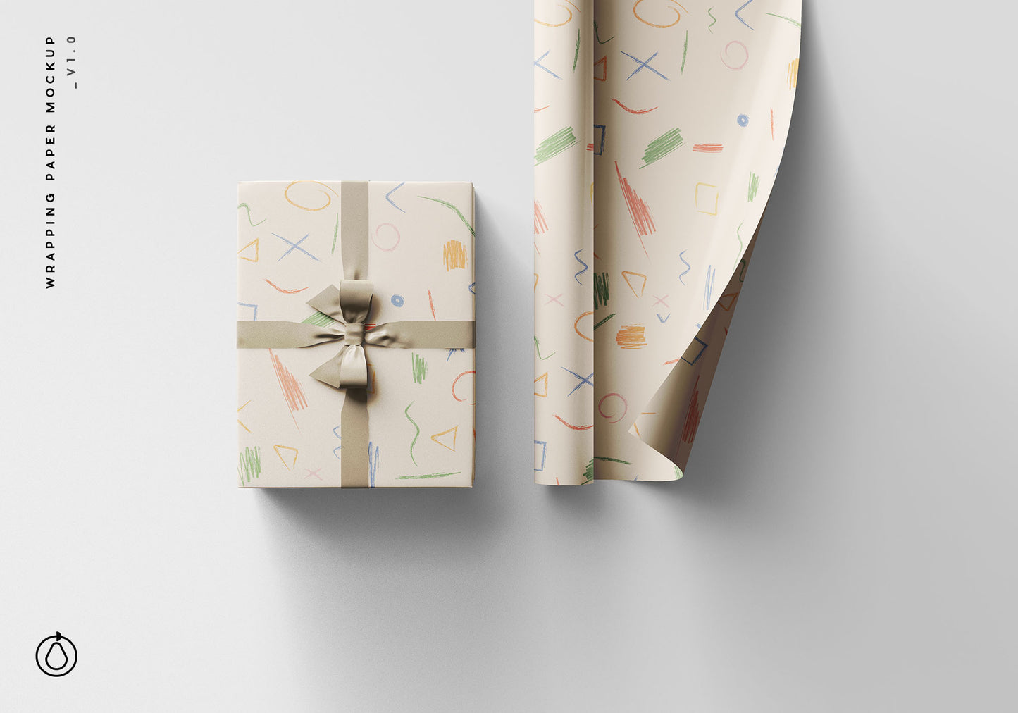 Free Wrapping Paper Mockup